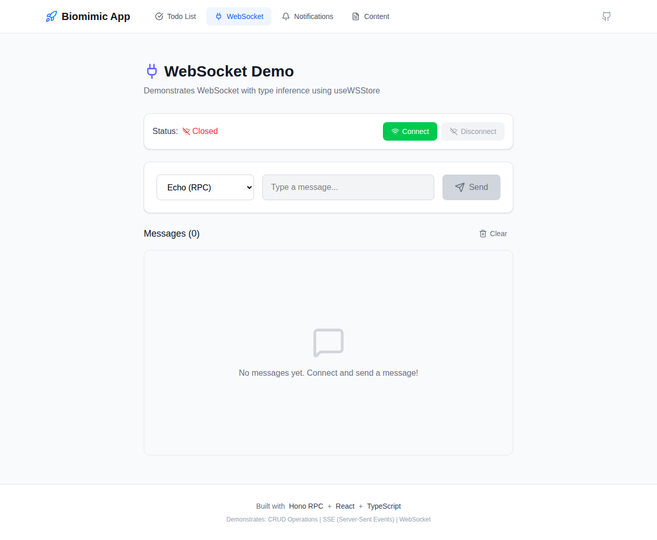 websocket-page