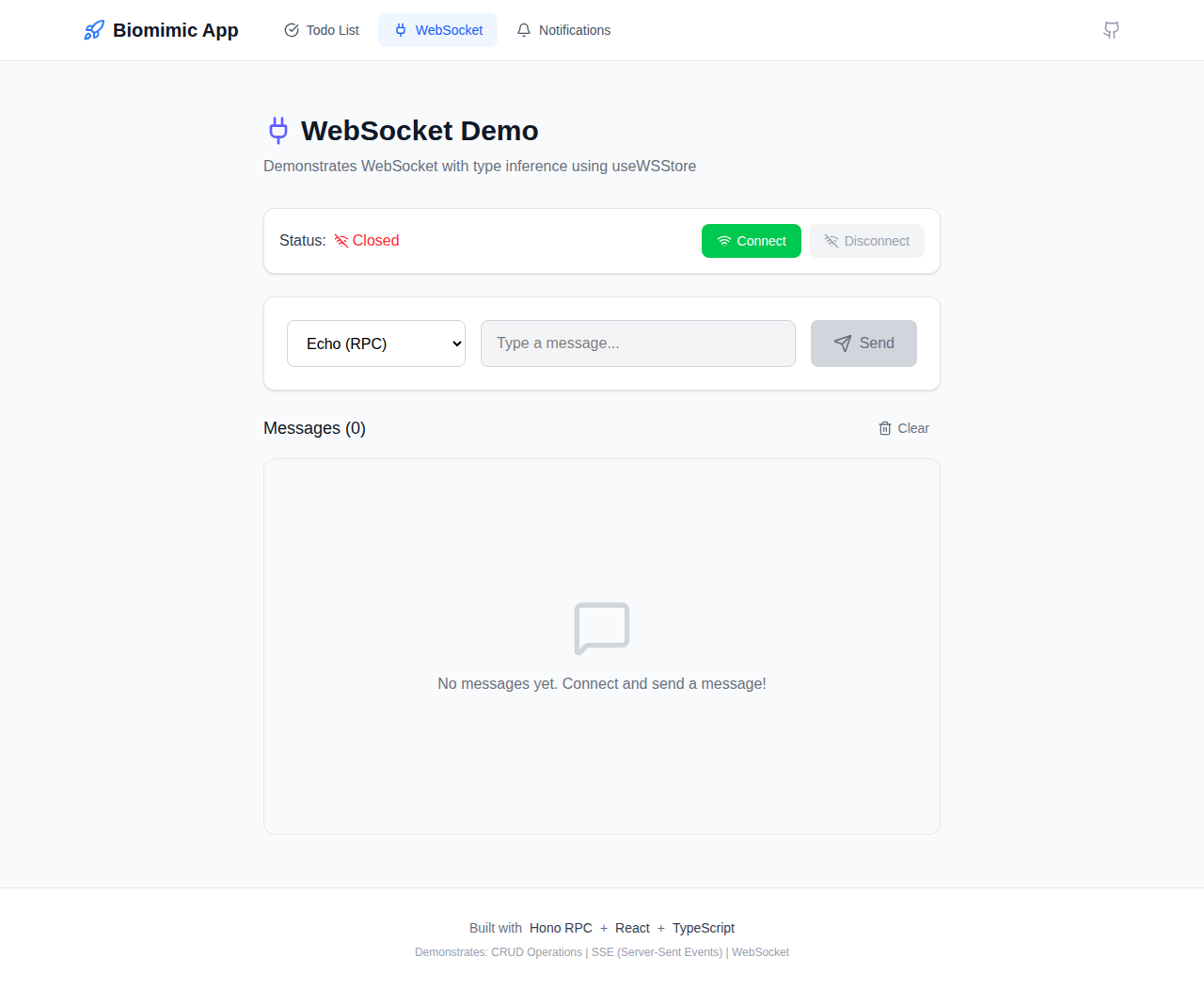 websocket-page